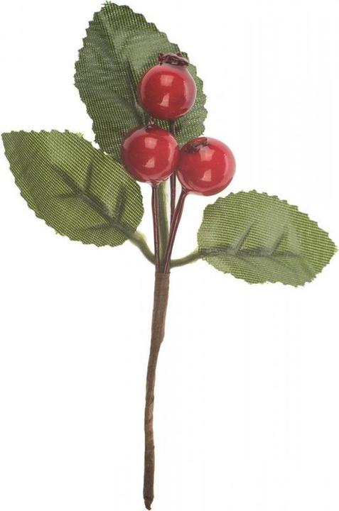 Actual product image Glorex Deco berries, red, 9mm