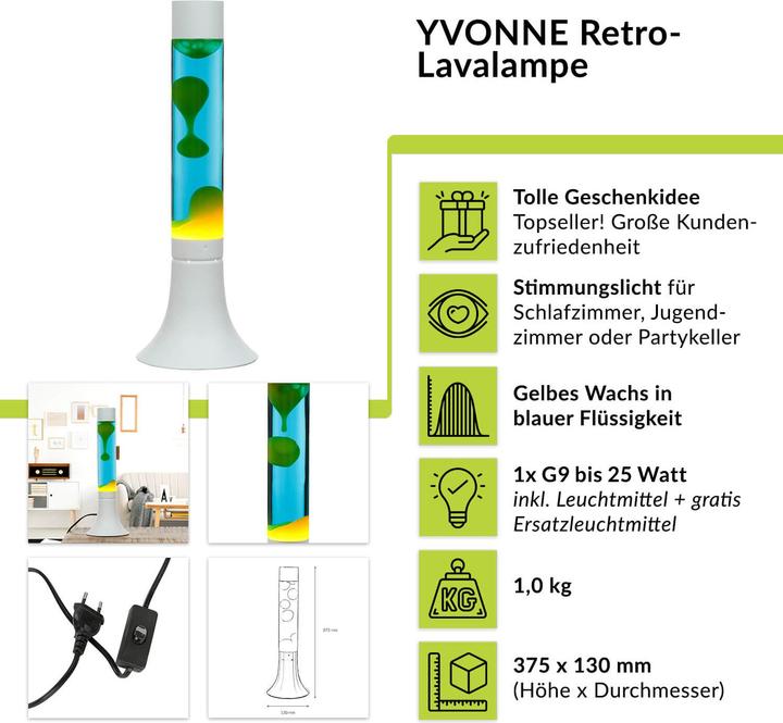 Energy Label Licht-Erlebnisse Yvonne (210 lm, G9)