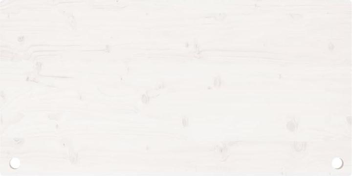 Image du produit VidaXL Plateau de bureau Blanc 110x60x2,5 cm Pin massif (110 x 60 x 2,5 cm)