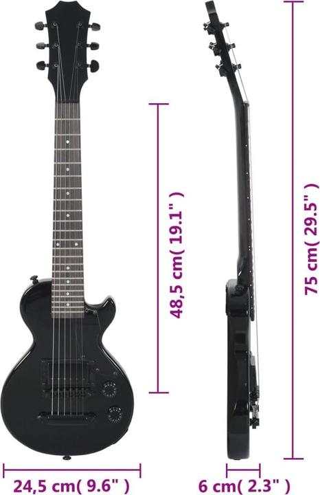 Immagine prodotto vidaXL Lyov (Chitarra elettrica, Legno massiccio di betulla, Materiale a base di legno, Pannello composito)