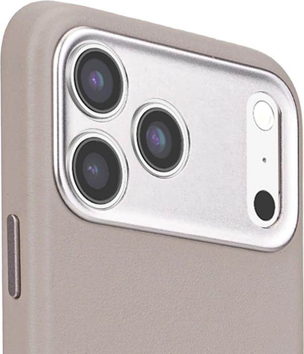 Productafbeelding Decoded Leather Backcover Apple iPhone 17 Pro Max Solid Clay (Apple iPhone 17 Pro Max)