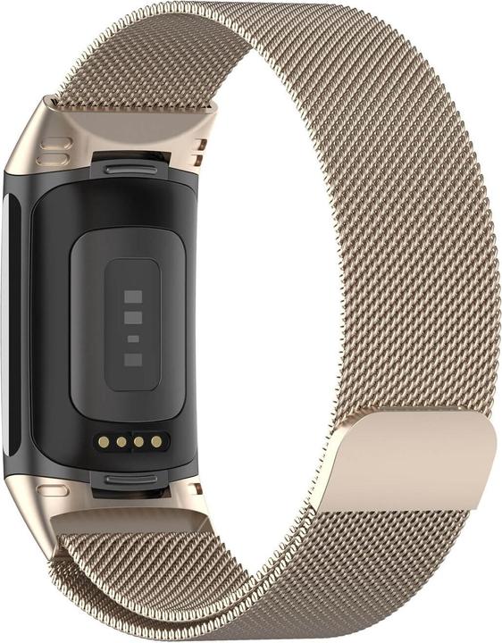Image du produit Cover-Discount Fitbit Charge 6 - Bracelet magnétique de remplacement Milanese (Acier inoxydable)