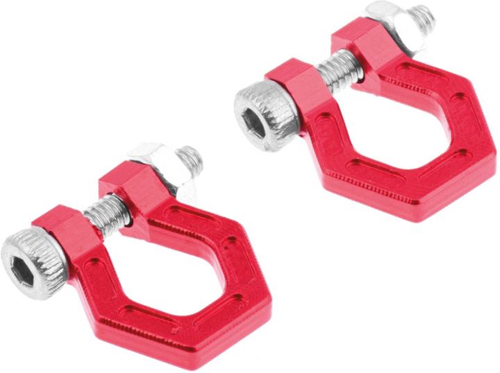 Kavan Oeillets de remorquage en aluminium CNC rouge pour RC-Crawler 1/10