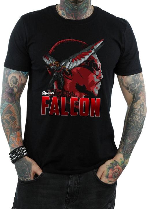 Produktbild Avengers Infinity War Falcon Charakter TShirt (S)