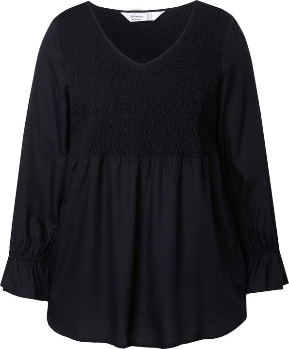 Produktbild Miamoda Bluse, A-Linie, elastisch gesmokte Büste (48)