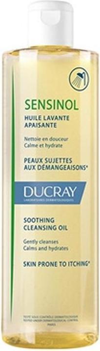 Actual product image Ducray SENSINOL soothing cleansing oil 400 ml (Cleansing oil, 400 ml)