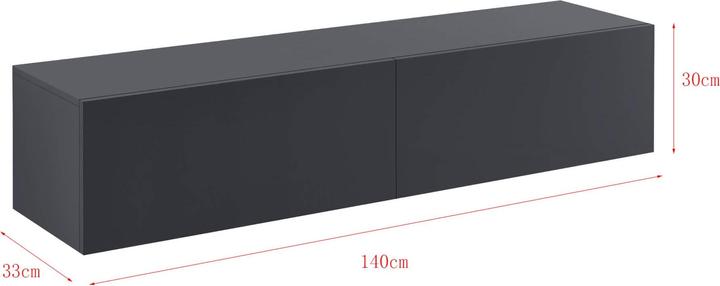 Produktbild En.Casa Evaton (140 x 33 x 30 cm)
