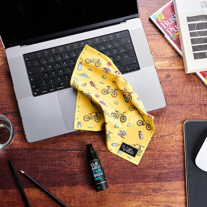 Actual product image Velluto - Velo Brillenputztuch, Giallo