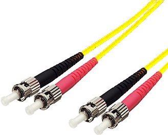 Actual product image equip FO patch cable ST->ST singlemode duplex OS2 ge (3 m)