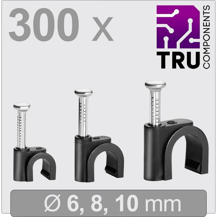 Tru Components T24CA130 Nagelschellen TC-13448472 Bündel-Ø-Bereich 3 bis 10 mm