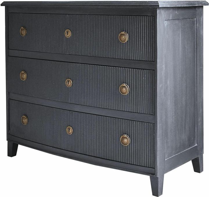 Produktbild Loberon Kommode Boissiére antikschwarz (105 x 50 x 88 cm)