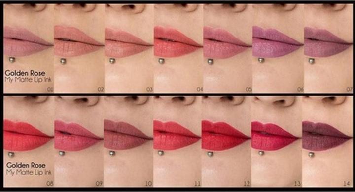 Image du produit Golden Rose Mon encre mate liquide (01)