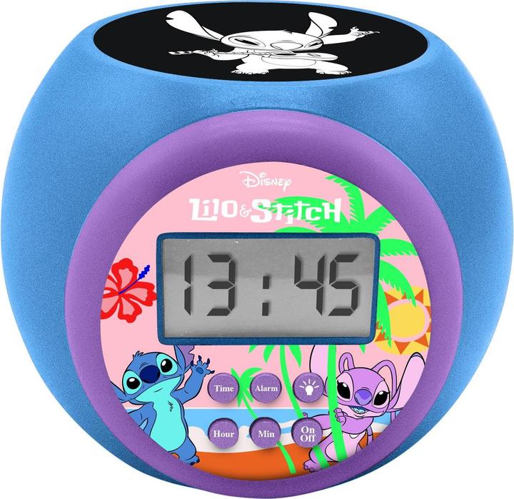 Actual product image Lexibook Stitch Projector Alarm Clock