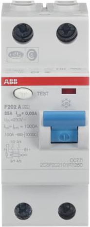 Image du produit ABB INTER.DIF. F202 A-25/0.03