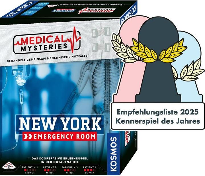 Image du produit Kosmos Medical Mysteries - Salle d'urgence de New York (Allemand, 1 - 4 Joueur)