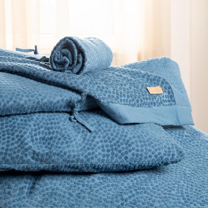 Actual product image Roba Nest suitable for cots 60x120cm or 70x140 cm 'Seashells' indigo