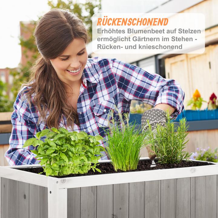 Actual product image Relaxdays Raised Planter