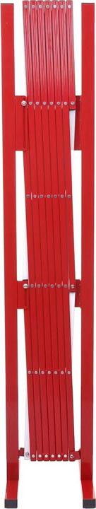Immagine prodotto Swisshandel24 Griglia di protezione, recinzione a forbice, estensibile, in alluminio rosso-bianco - altezza (28 cm)