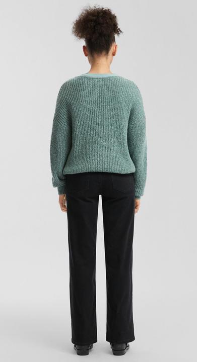 Produktbild S.Oliver Strickpullover Melierter Pullover mit überschnittener Schulter (S)