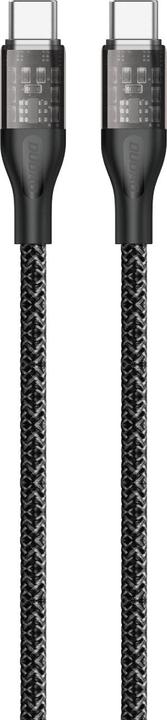 Image du produit Dudao Câble de charge rapide 120W 1m USB-C - USB-C L22C - gris (1 m, USB 2.0, 120 W)