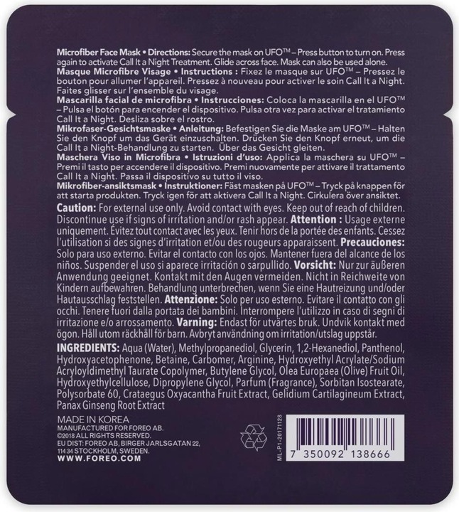 Image du produit Foreo La nuit porte conseil