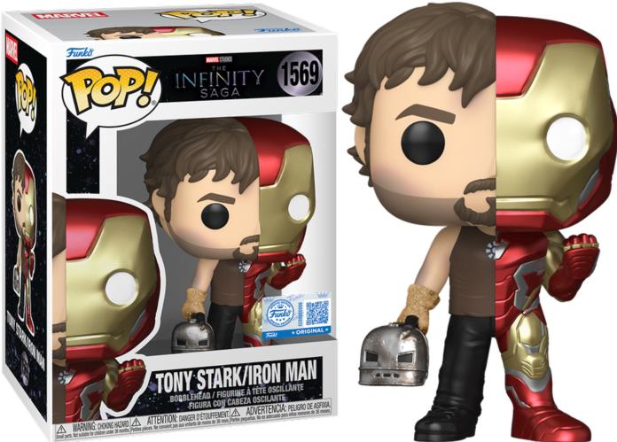 Produktbild Funko POP! Marvel Split Tony Stark / Iron Man Exclusive