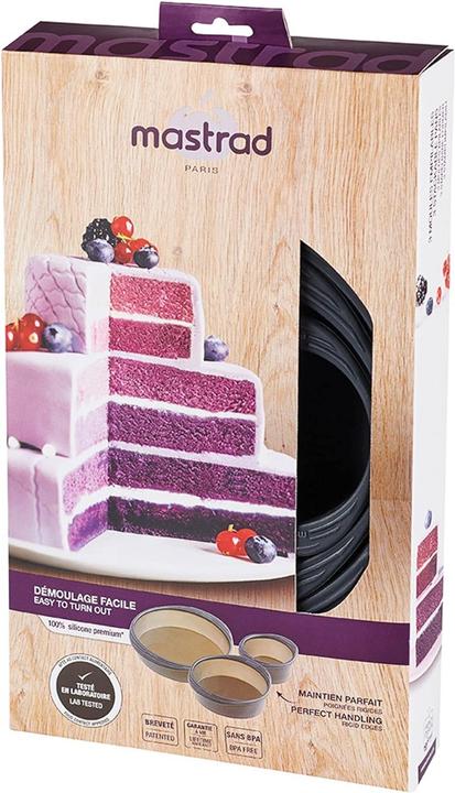 Produktbild Mastrad Springformen Silikon 3er-Set (9 cm)