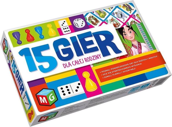 Image du produit Multigra jeu de société 15 jeux (Danois)