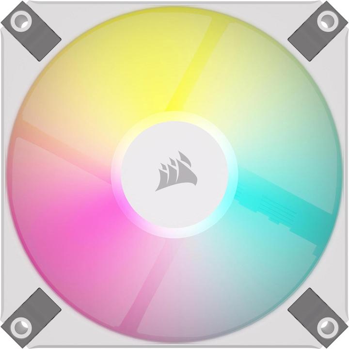 Actual product image Corsair iCUE AF120 RGB Slim wh 120mm CO-9050164-WW (120 mm, 1 x)