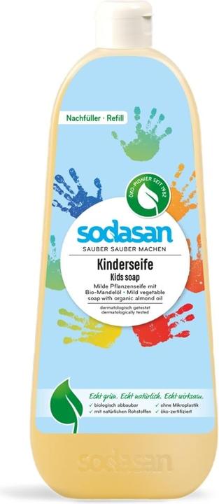 Actual product image Sodasan V! Liquid soap for children - refill bottle (Liquid soap, 1000 ml)
