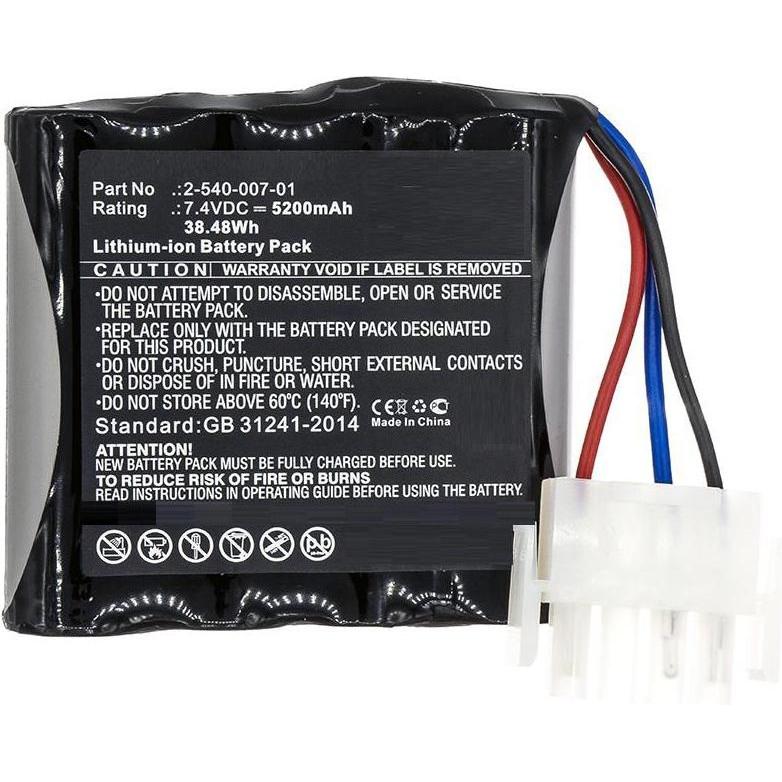 CoreParts Battery for Soundcast Speaker (1 Zellen, 5200 mAh), Notebook Akku, Schwarz