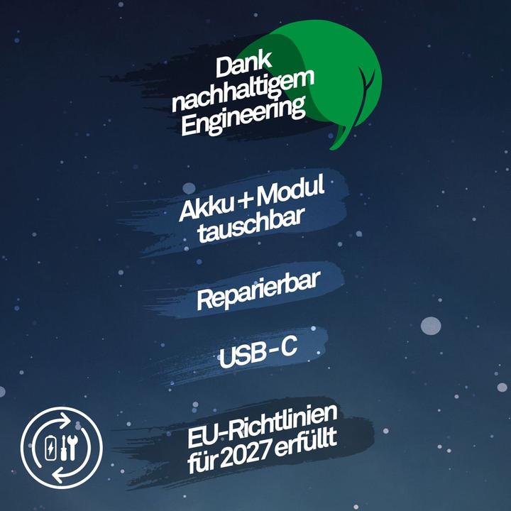 Image du produit Briloner Brilo unplugged PALA Akku Tischleuchte mit Lichtkante - Anthrazit (200 lm)