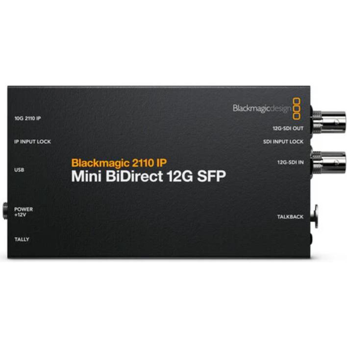 Blackmagic 2110 IP Mini BiDirect 12G SFP, Video Converter