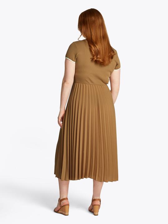 Productafbeelding Tommy Hilfiger Iconische Midi-Jurk met Ronde Hals und Flaggen-Detail (48)