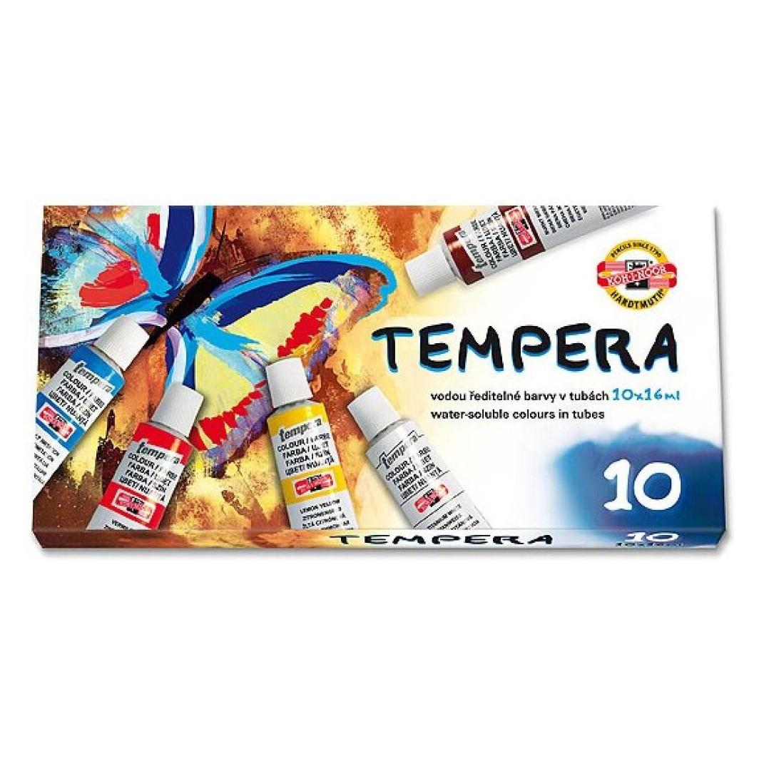 Koh-i-Noor, Kleuren + Verf Voor Doe-het-zelvers, Tempera Temperaverf Geassorteerde Kleuren 10 X 16, 0 Ml (16 ml)