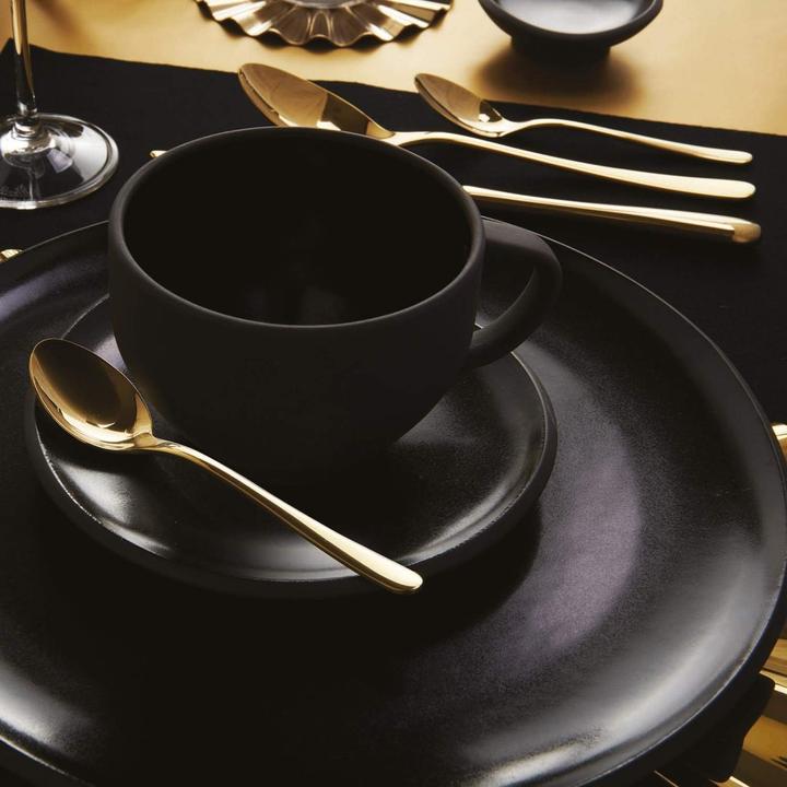 Actual product image Rosenthal Cutlery set 60 pcs. Stainless steel/PVD gold button (60 pcs., Cutlery set)