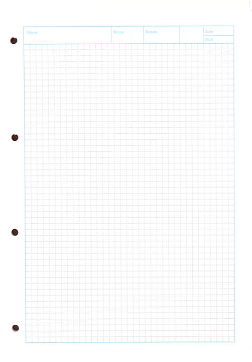 Produktbild Oxford Arbeitsblätterblock, A4, Lineatur 22 (A4, Liniert, Harter Einband)