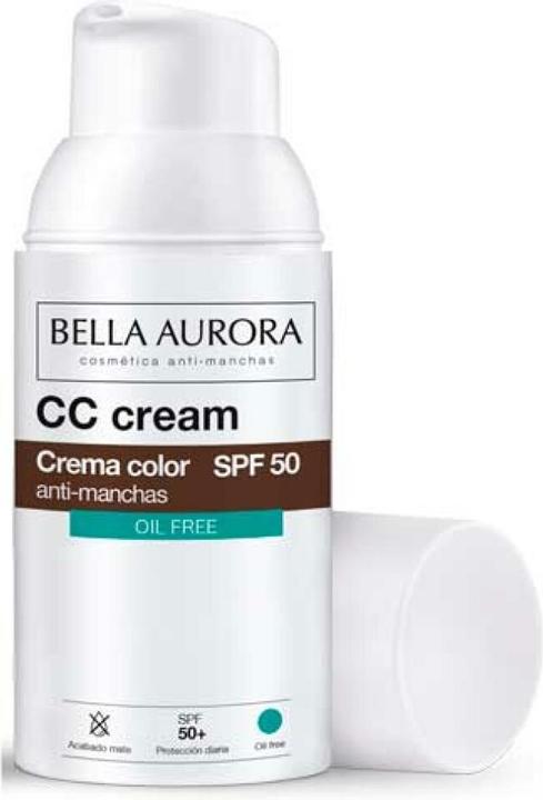 Produktbild Bella Aurora CC CREAM anti-manchas oil free SPF50 30ml