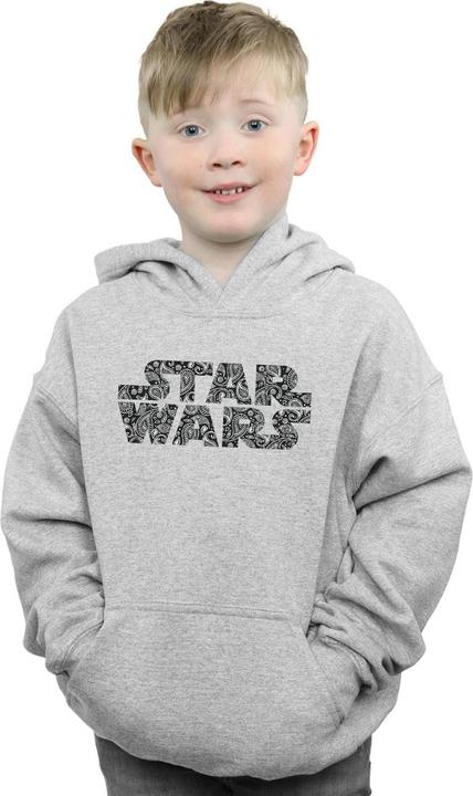 Produktbild Star Wars Paisley Logo Kapuzenpullover Jungen (128)