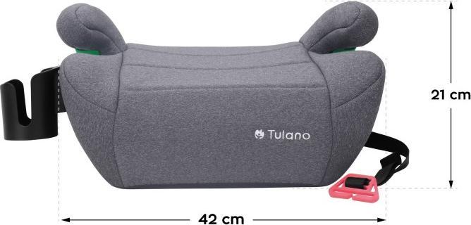 Productafbeelding Tulano Autositz Cabby 25 Grey (Kinderzitje, ECE R129/i-Size standaard)