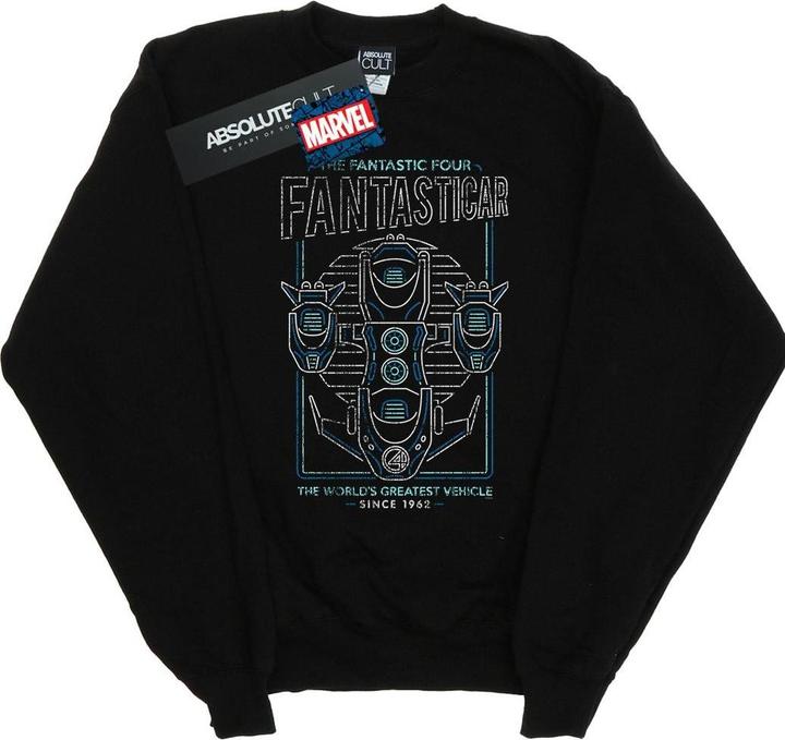 Image du produit - Sweat FANTASTIC FOUR FANTASTICAR NEON - Homme (XL)