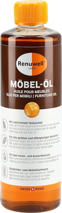 Renuwell Huile pour meubles (Incolore, 0.50 l)