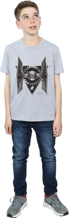 Actual product image Star Wars Boys The Last Jedi TIE Fighter T-Shirt (128)