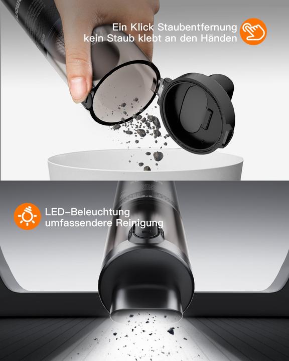 Produktbild Inateck Tomons Akku-Handstaubsauger 14000PA Kabellos