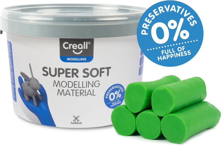 Produktbild Creall Supersoft klei Groen, 1750gr.