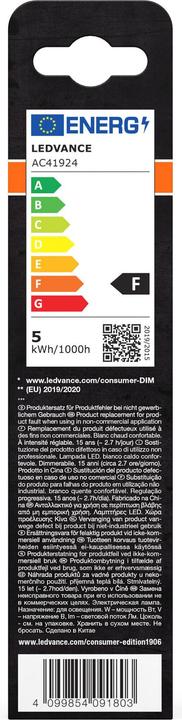 Produktbild Osram Vintage-Lampe (E27, 4.80 W, 470 lm, 1 x, F)
