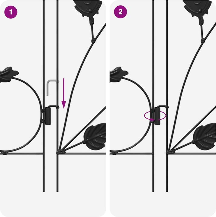 Produktbild vidaXL Gartenumzäunung