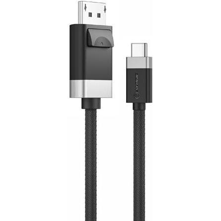 Alogic FUSCDP2M, 2 m, USB Typ-C, DisplayPort, Männlich, Männlich, Gerade (2 m, DisplayPort), Video Kabel
