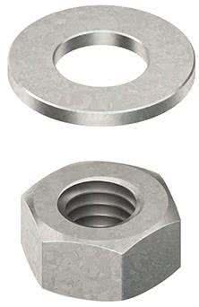 Niedax Hexagon nut