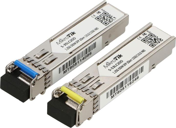 MikroTik S-3553LC20D 1,25G SFP 1xLC (SM) 1310nm1550nm 20km DDM voor
